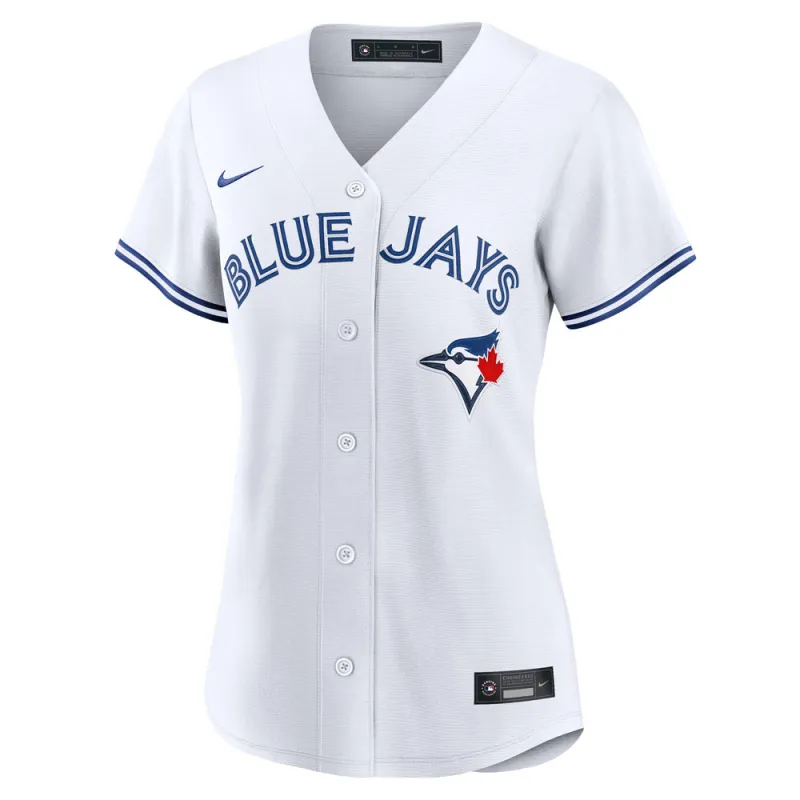 Womens Toronto Blue Jays Replica Home Jersey - White made by Fanatics