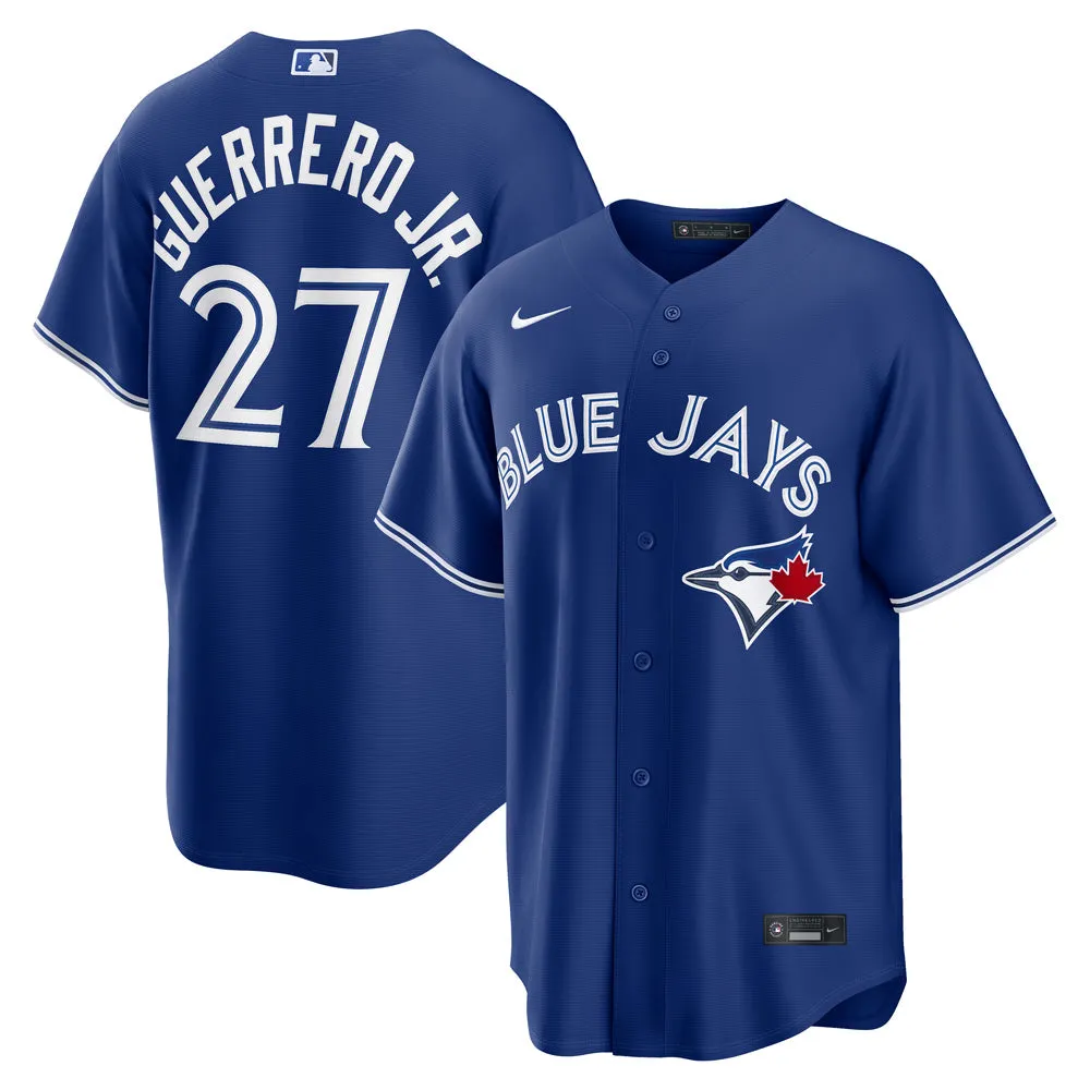 Toronto Blue Jays Vladimir Guerrero Jr Name And Number Jersey - Blue sold by Pro Hockey Life product image thumbnail 3