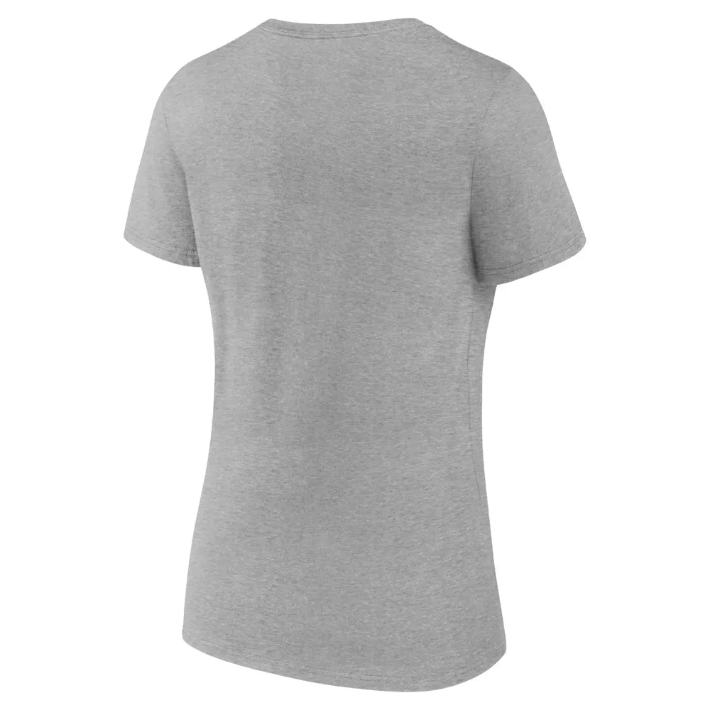 Fanatics Edmonton Oilers Women's Grey T Shirt sold by Pro Hockey Life product image thumbnail 2