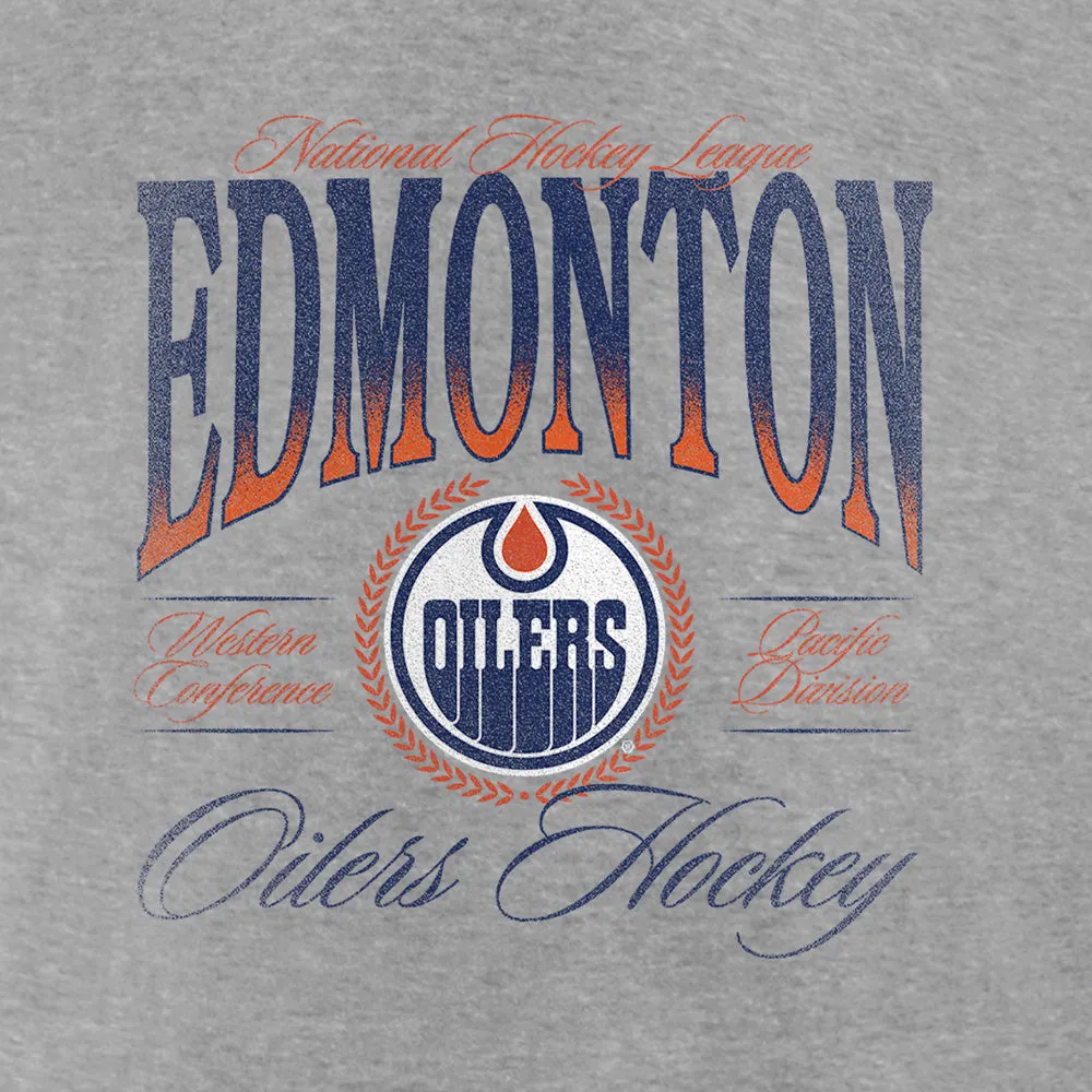 Fanatics Edmonton Oilers Women's Grey T Shirt sold by Pro Hockey Life product image thumbnail 4