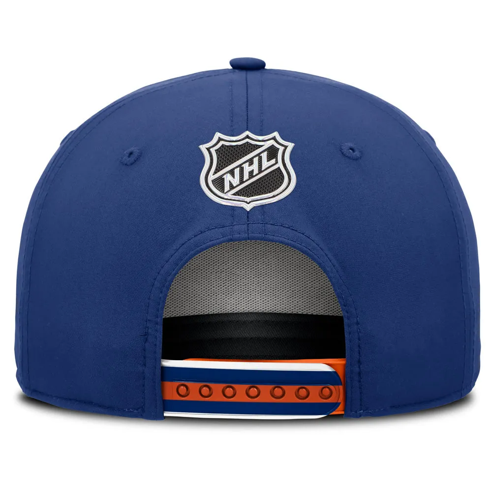 Fanatics Edmonton Oilers NHL Draft Podium Adult Hat sold by Pro Hockey Life product image thumbnail 4