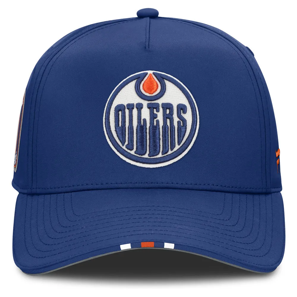 Fanatics Edmonton Oilers NHL Draft Podium Adult Hat sold by Pro Hockey Life product image thumbnail 2