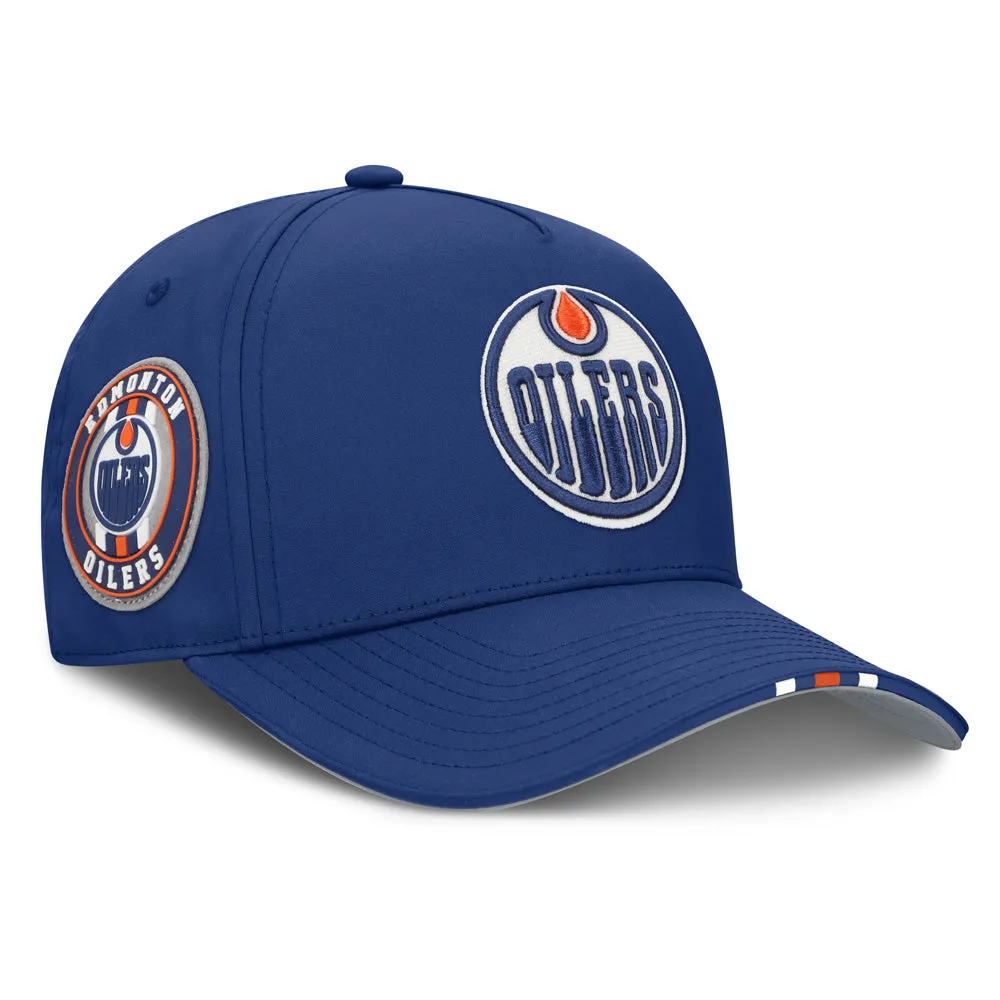 Fanatics Edmonton Oilers NHL Draft Podium Adult Hat sold by Pro Hockey Life product image thumbnail 3