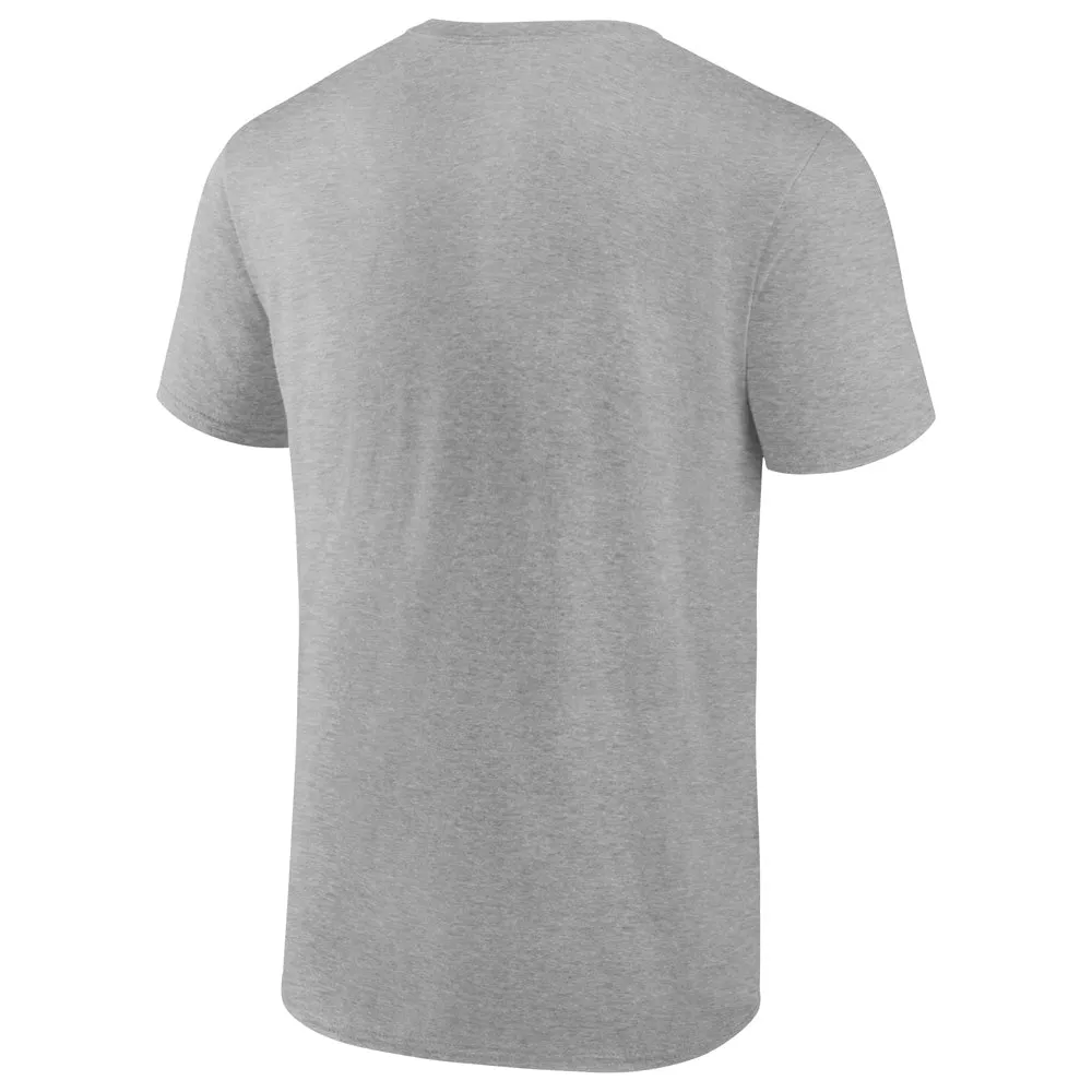 Fanatics Edmonton Oilers Adult Grey T Shirt sold by Pro Hockey Life product image thumbnail 2