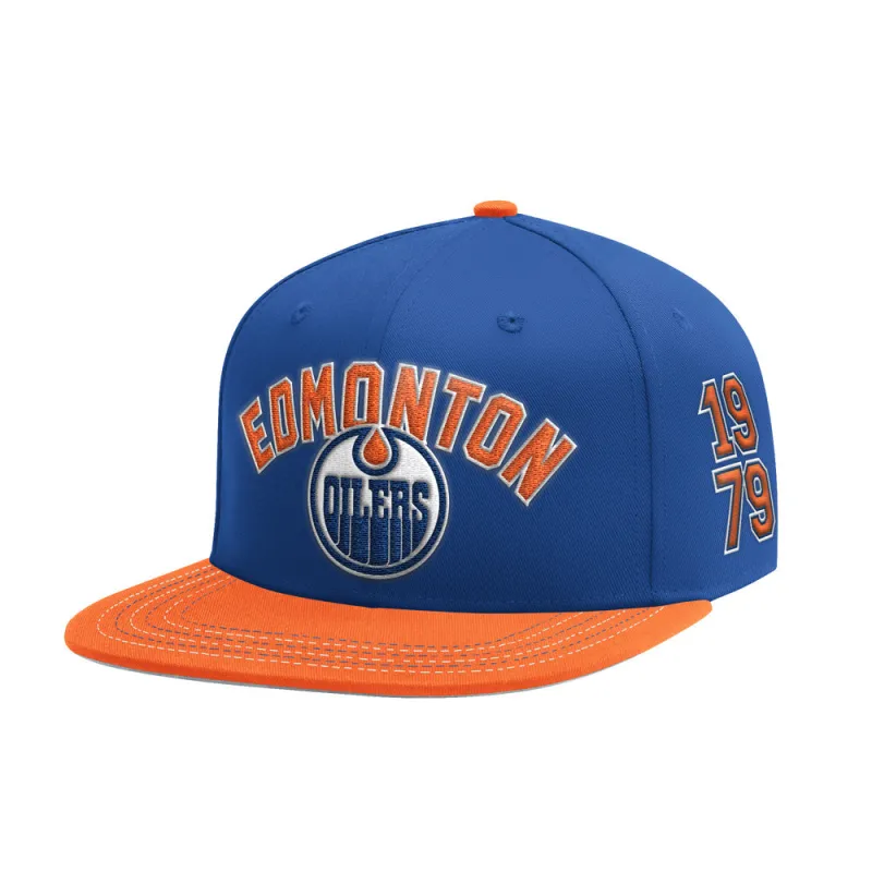 Starter Edmonton Oilers Locker Room Blue Hat made by Starter