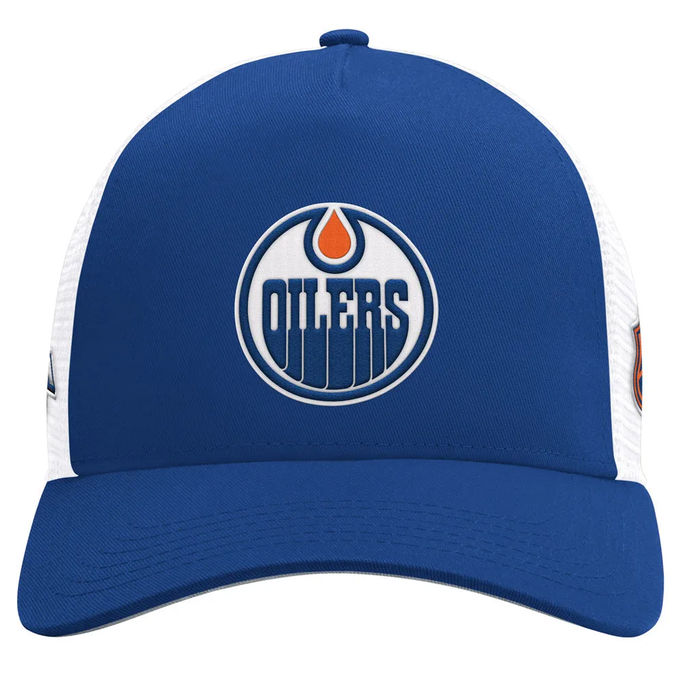 Starter Edmonton Oilers Team Trailer Blue Hat sold by Pro Hockey Life product image thumbnail 2