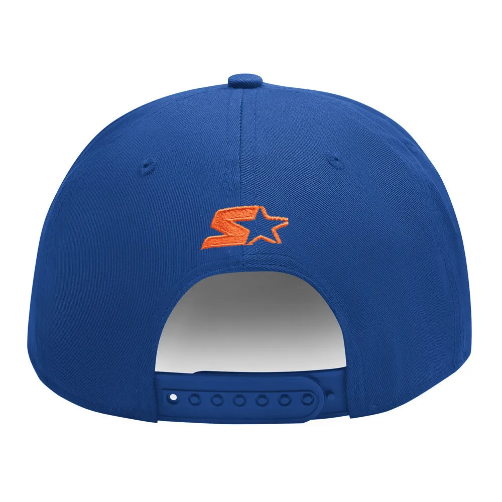 Starter Edmonton Oilers Team Classic Blue Snapback Hat sold by Pro Hockey Life product image thumbnail 4