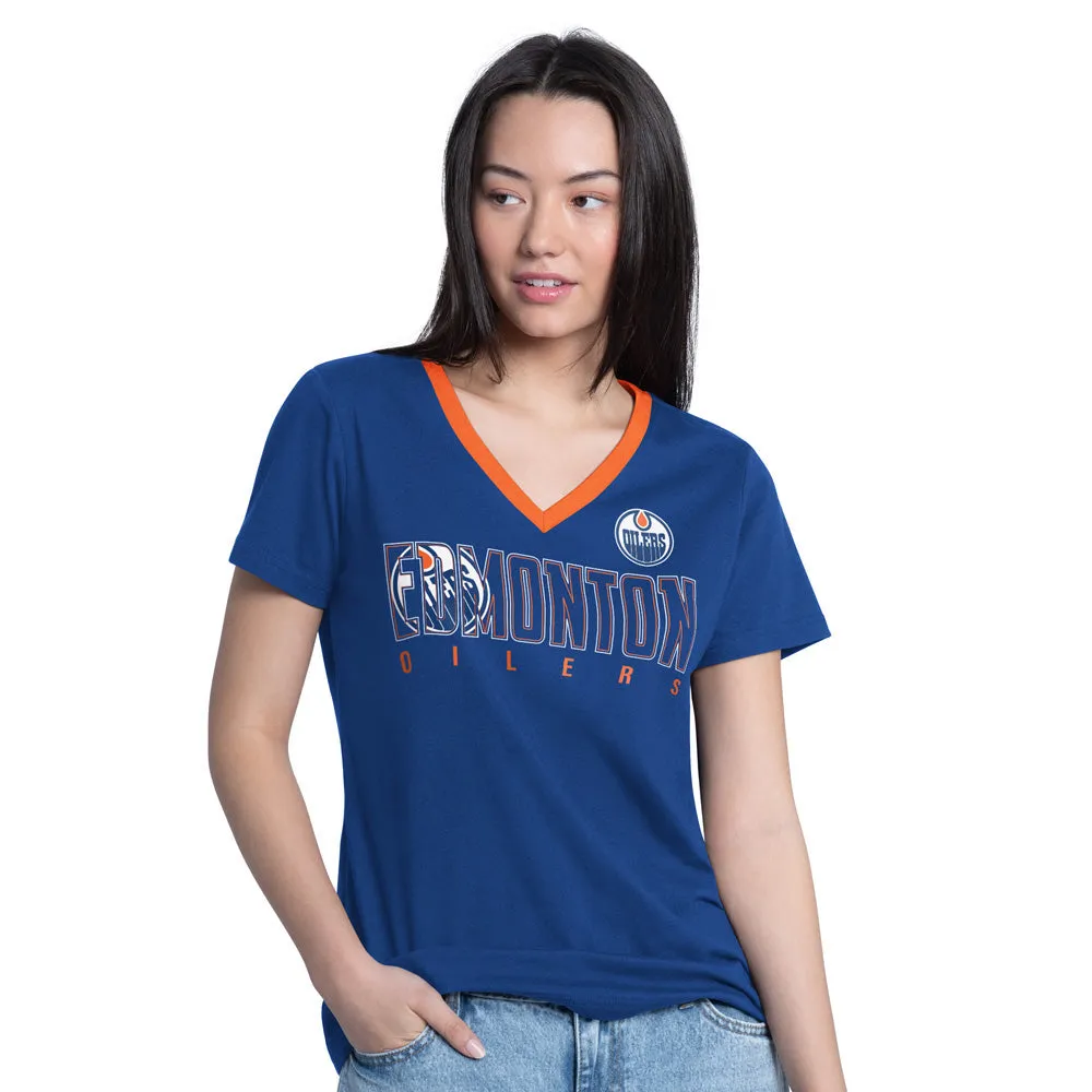 Women's Edmonton Oilers Starter Best Team Short Sleeve T-Shirt sold by Pro Hockey Life