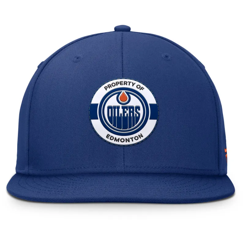 Edmonton Oilers Train 2 Square Visor Adjustable Hat made by Fanatics