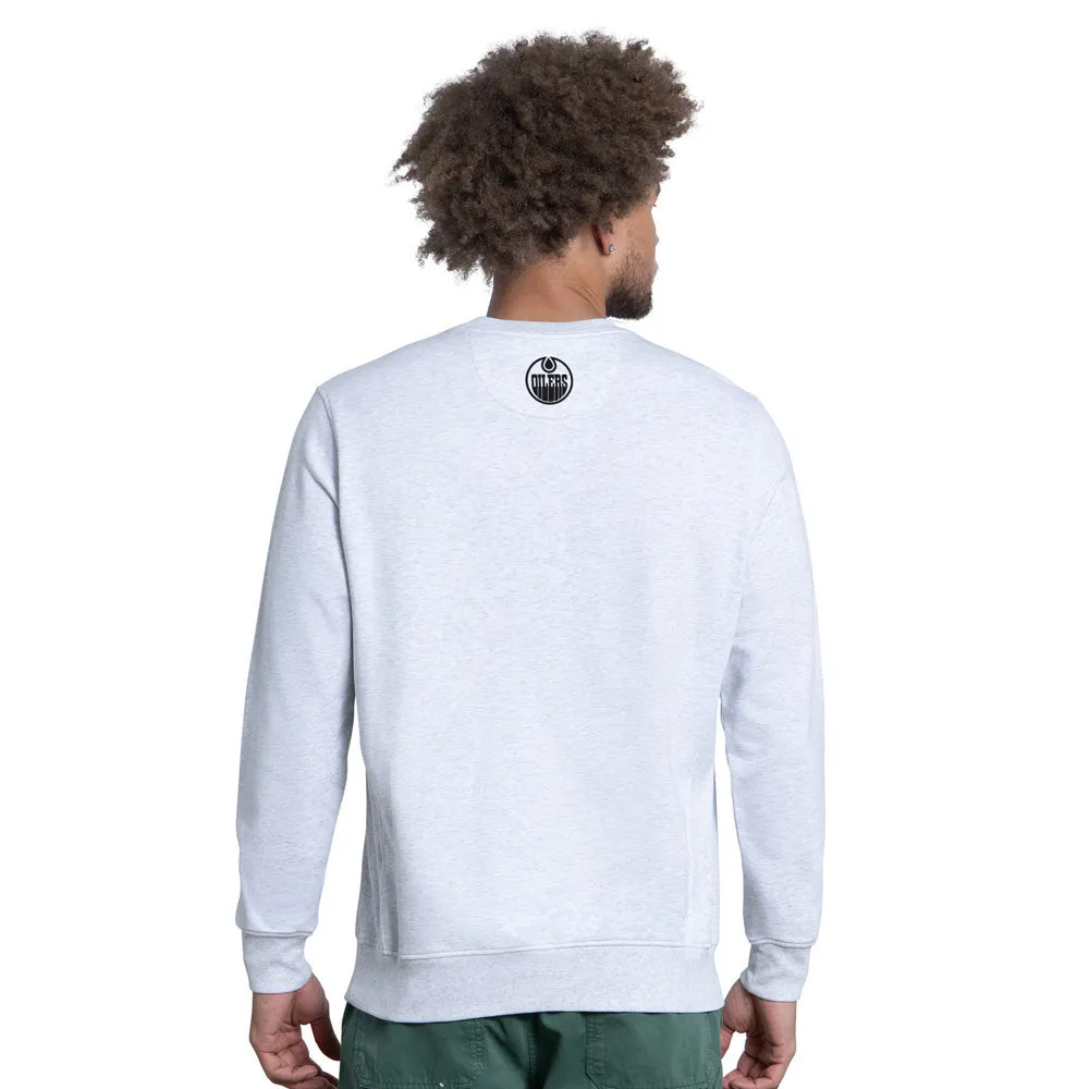 Edmonton Oilers Starter Face Off Crewneck Sweatshirt sold by Pro Hockey Life product image thumbnail 2