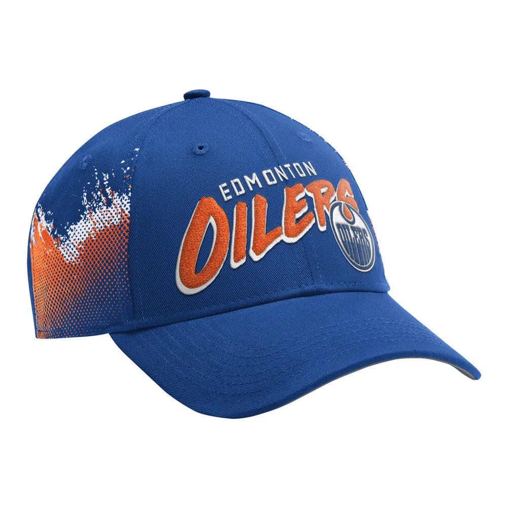 Edmonton Oilers Starter Splash Curved Brim Snapback Hat sold by Pro Hockey Life product image thumbnail 2