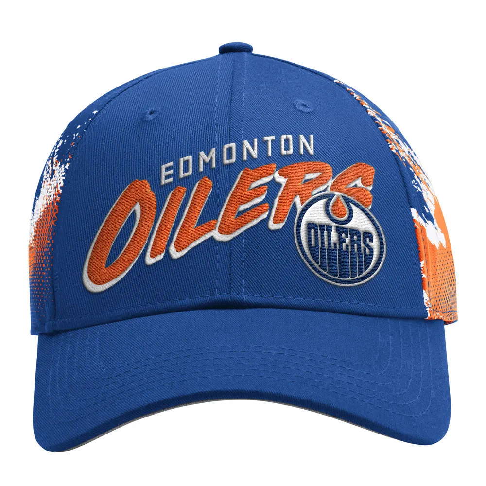 Edmonton Oilers Starter Splash Curved Brim Snapback Hat sold by Pro Hockey Life product image thumbnail 3