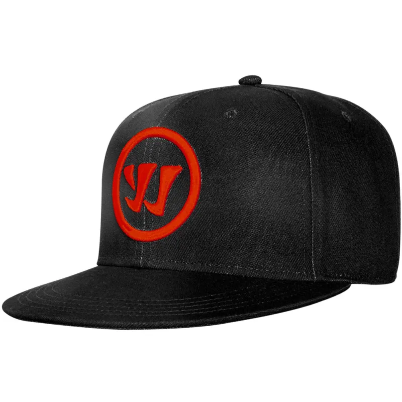 Warrior Xploded Black Snapback Hat made by Pro Hockey Life
