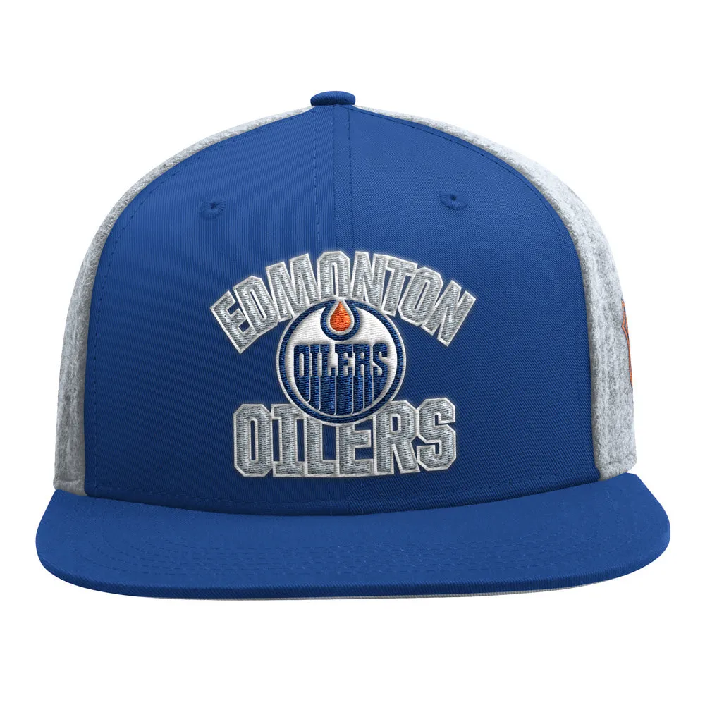 Edmonton Oilers Starter Melton Wool Snapback Hat sold by Pro Hockey Life product image thumbnail 2