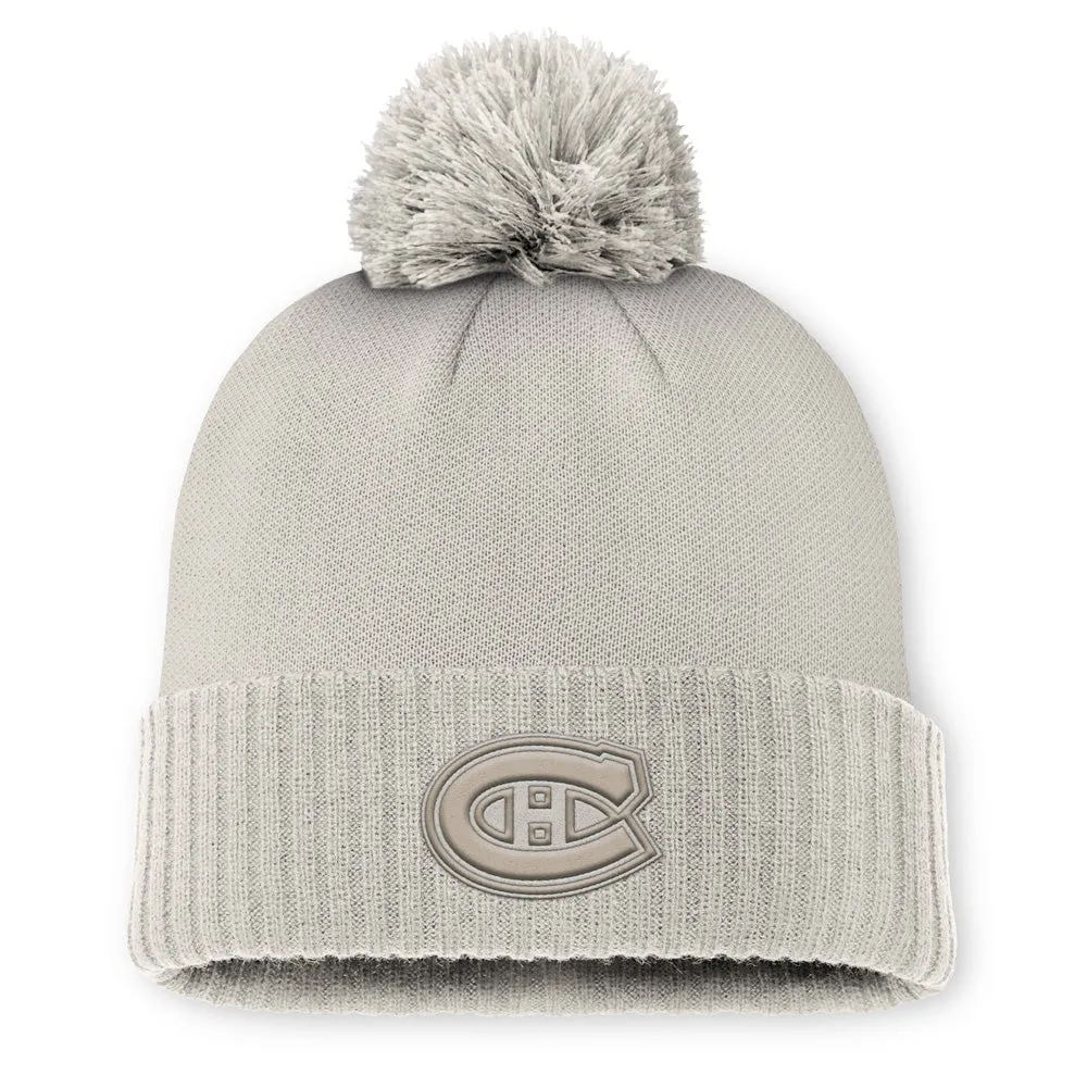 Montreal Canadiens Acrylic Cuffed Beanie With Pompom sold by Pro Hockey Life product image thumbnail 2