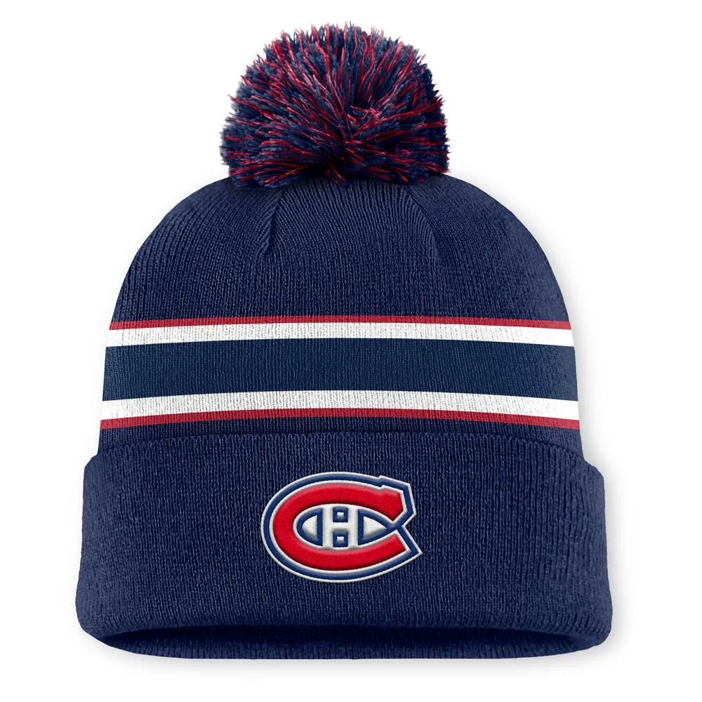 Montreal Canadiens Rink Cuffed Pompom Beanie sold by Pro Hockey Life