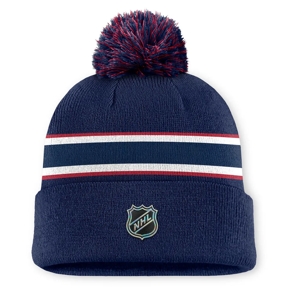 Montreal Canadiens Rink Cuffed Pompom Beanie sold by Pro Hockey Life product image thumbnail 2
