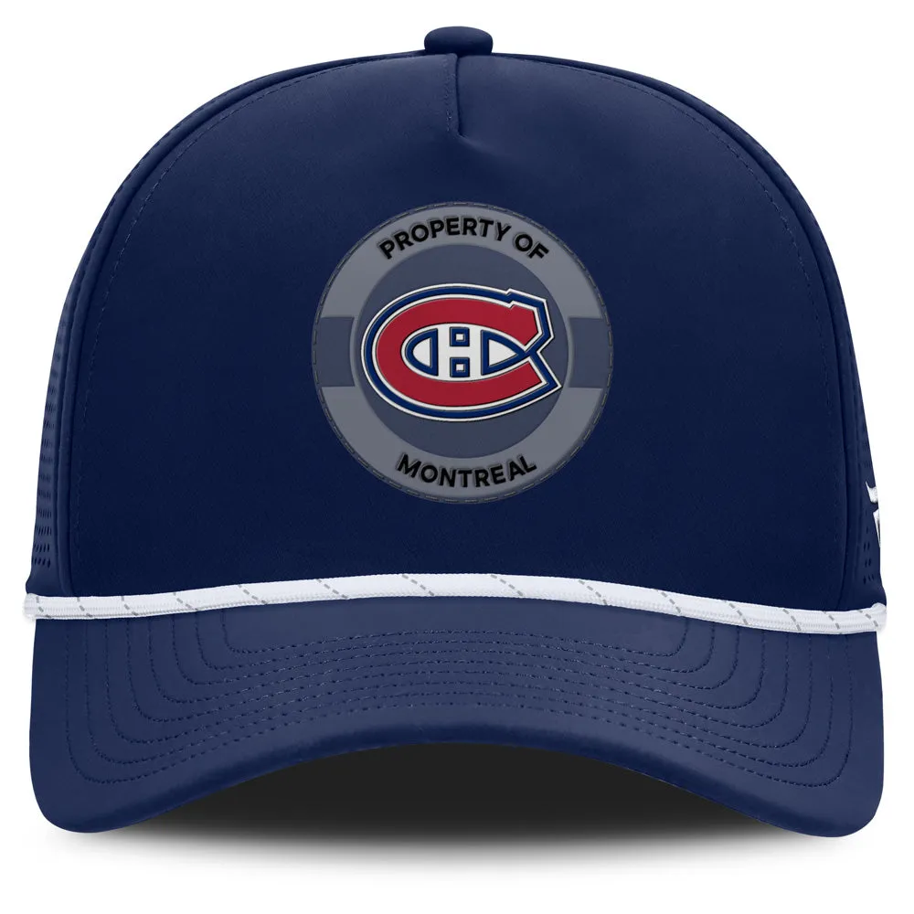 Montreal Canadiens Rink 5 Panel Adjustable Rope Hat sold by Pro Hockey Life product image thumbnail 4