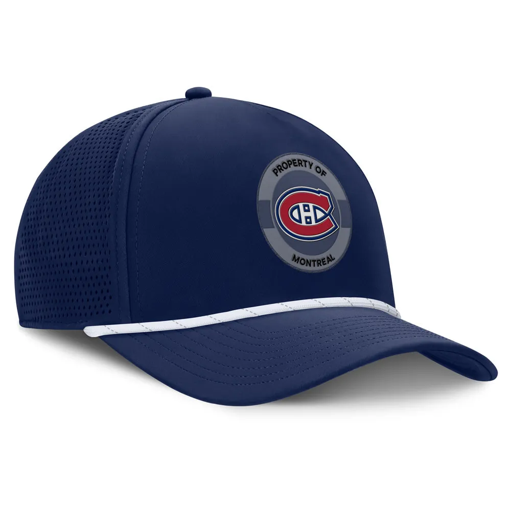 Montreal Canadiens Rink 5 Panel Adjustable Rope Hat sold by Pro Hockey Life