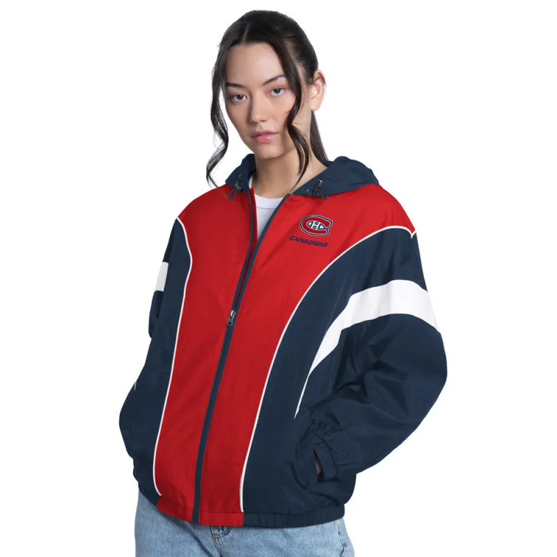 Women's Montreal Canadiens Starter Quarterback Fullzip Jacket made by Starter
