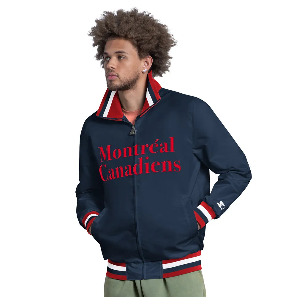 Montreal Canadiens Starter The Captain Satin Jacket sold by Pro Hockey Life