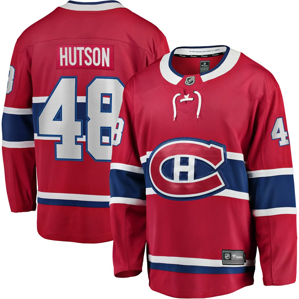 Montreal Canadiens Breakaway Lane Hutson Home Jersey Red sold by Pro Hockey Life product image thumbnail 3