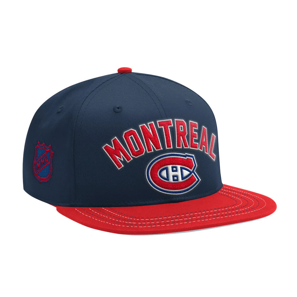 Montreal Canadiens Starter Lockerroom Flatbrim Snapback Hat sold by Pro Hockey Life product image thumbnail 4