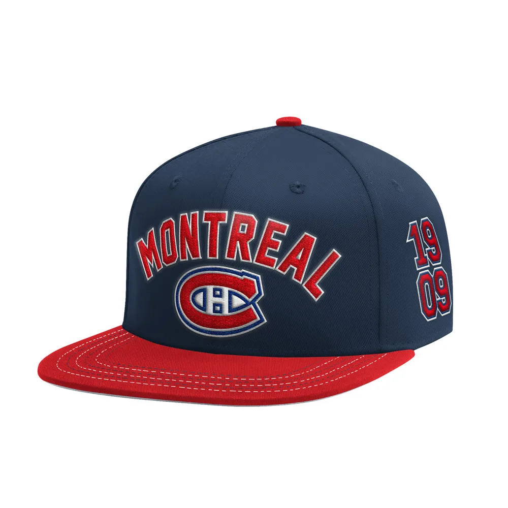 Montreal Canadiens Starter Lockerroom Flatbrim Snapback Hat sold by Pro Hockey Life product image thumbnail 3