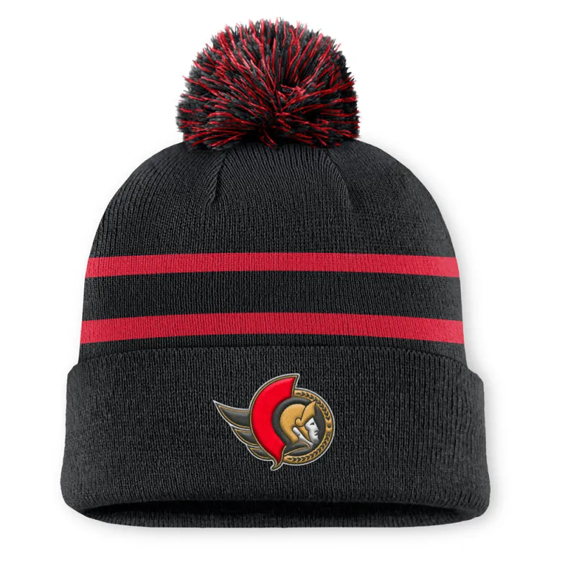 Ottawa Senators Rink Cuffed PomPom Beanie made by Fanatics
