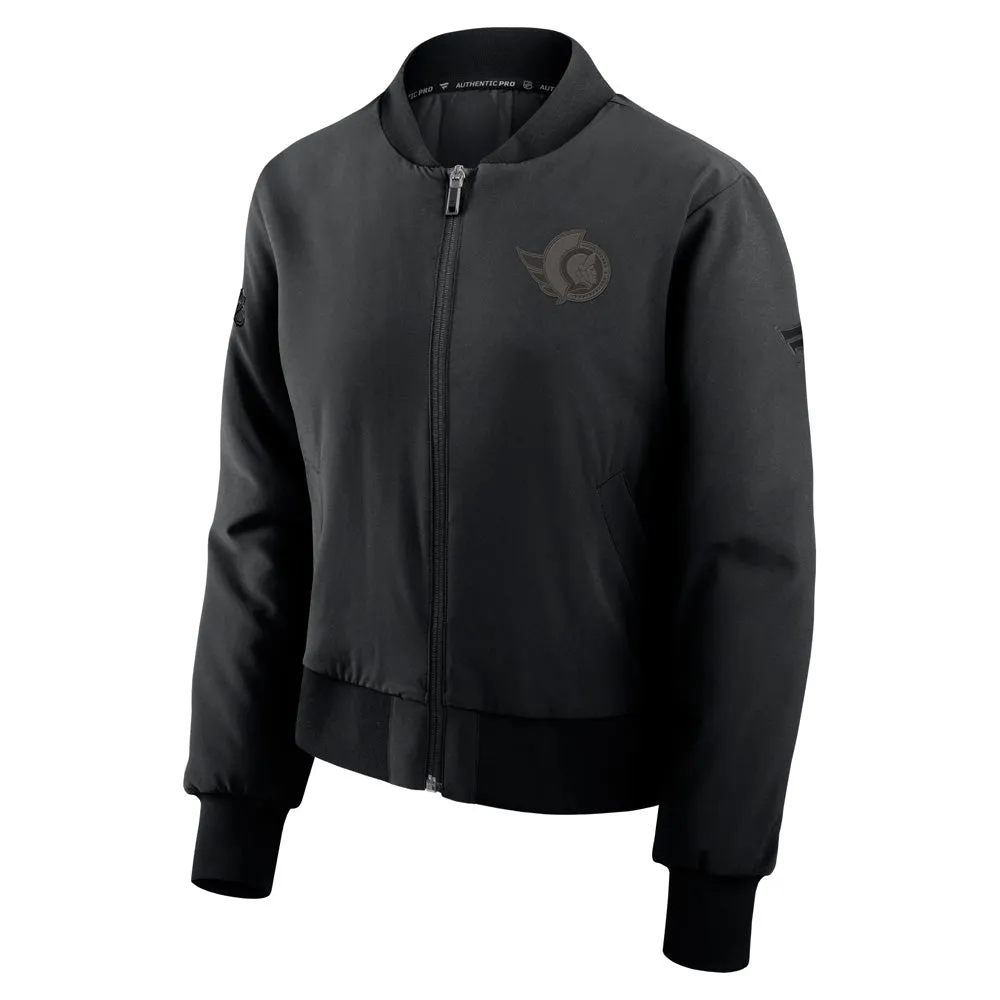 Women's Ottawa Senators Road Bomber Jacket sold by Pro Hockey Life