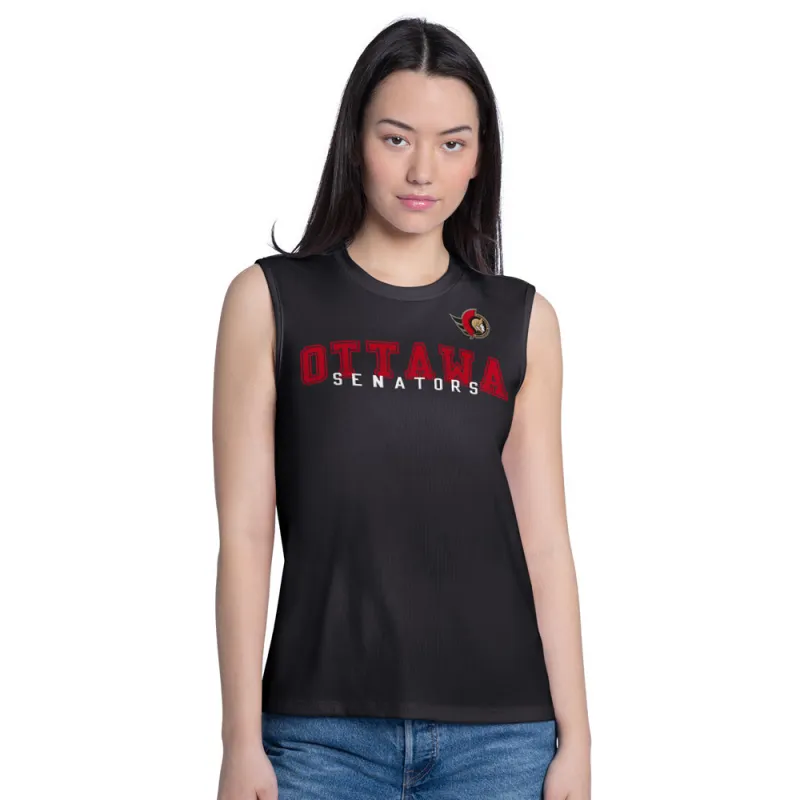 Women's Ottawa Senators Starter Close Call Sleeveless Top made by Starter