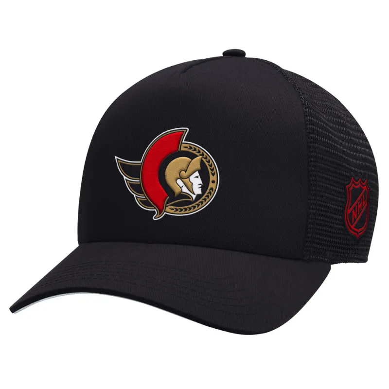 Ottawa Senators team Trailer Snapback Hat made by Starter