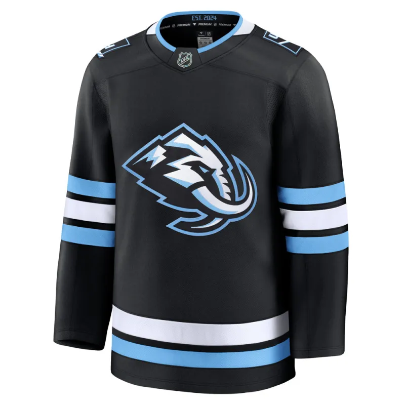 Utah Mammoth Premium Black Jersey made by Fanatics