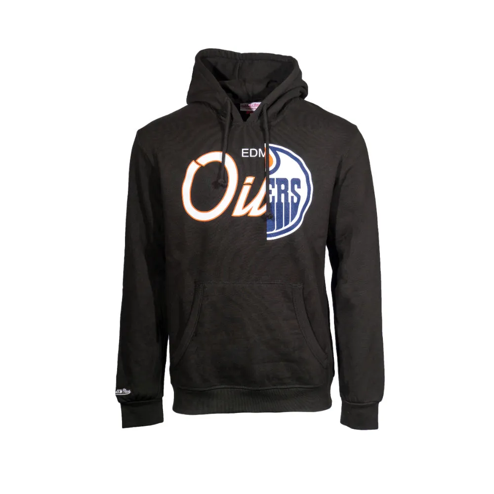 Edmonton Oilers Split Hoodie - Black sold by Pro Hockey Life