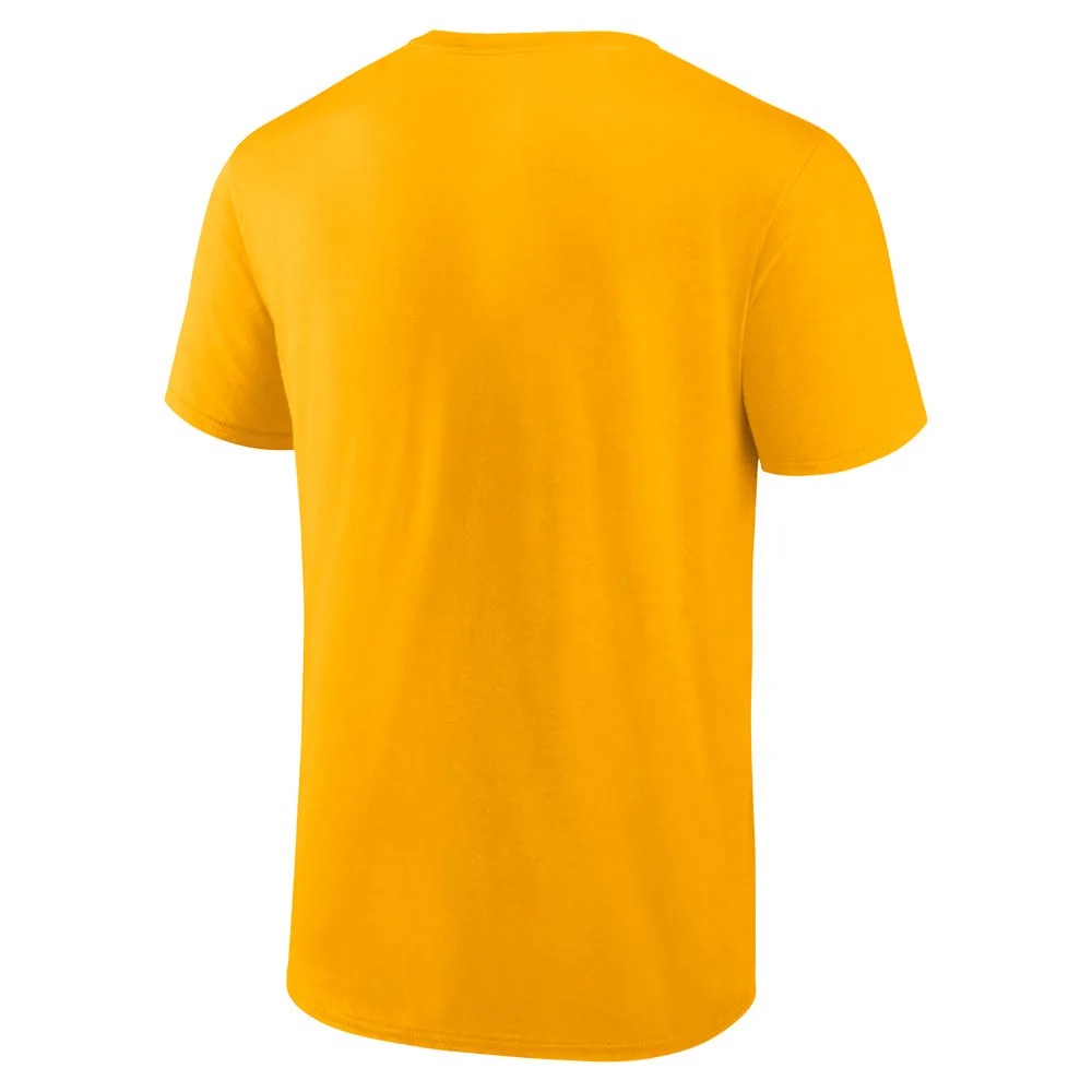 Pittsburgh Penguins Primary Logo Yellow Short Sleeve T-Shirt sold by Pro Hockey Life product image thumbnail 2