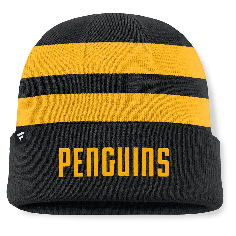 Fanatics Pittsburgh Penguins NHL Swipe Men's Black Beanie sold by Pro Hockey Life product image thumbnail 2