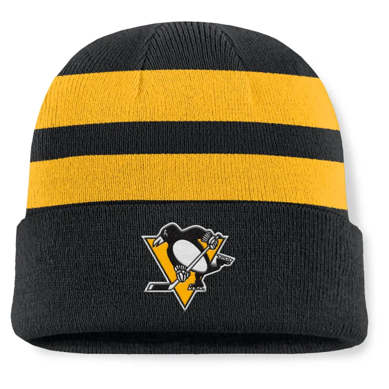 Fanatics Pittsburgh Penguins NHL Swipe Men's Black Beanie made by Fanatics