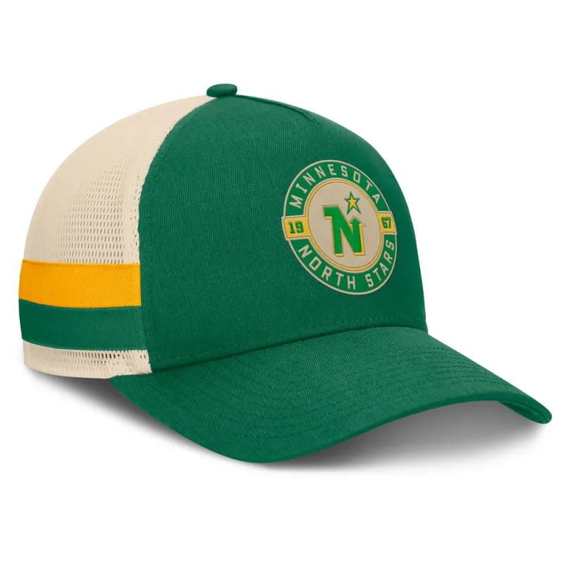 Minnesota North Stars Prestige A-Frame Snapback Hat made by Fanatics