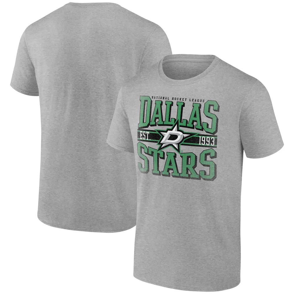 Dallas Stars Graphic Grey T-Shirt sold by Pro Hockey Life product image thumbnail 4