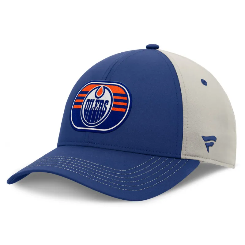 Fanatics Edmonton Oilers 2025 Stanley Cup Playoffs Locker Room Adjustable Hat made by Fanatics