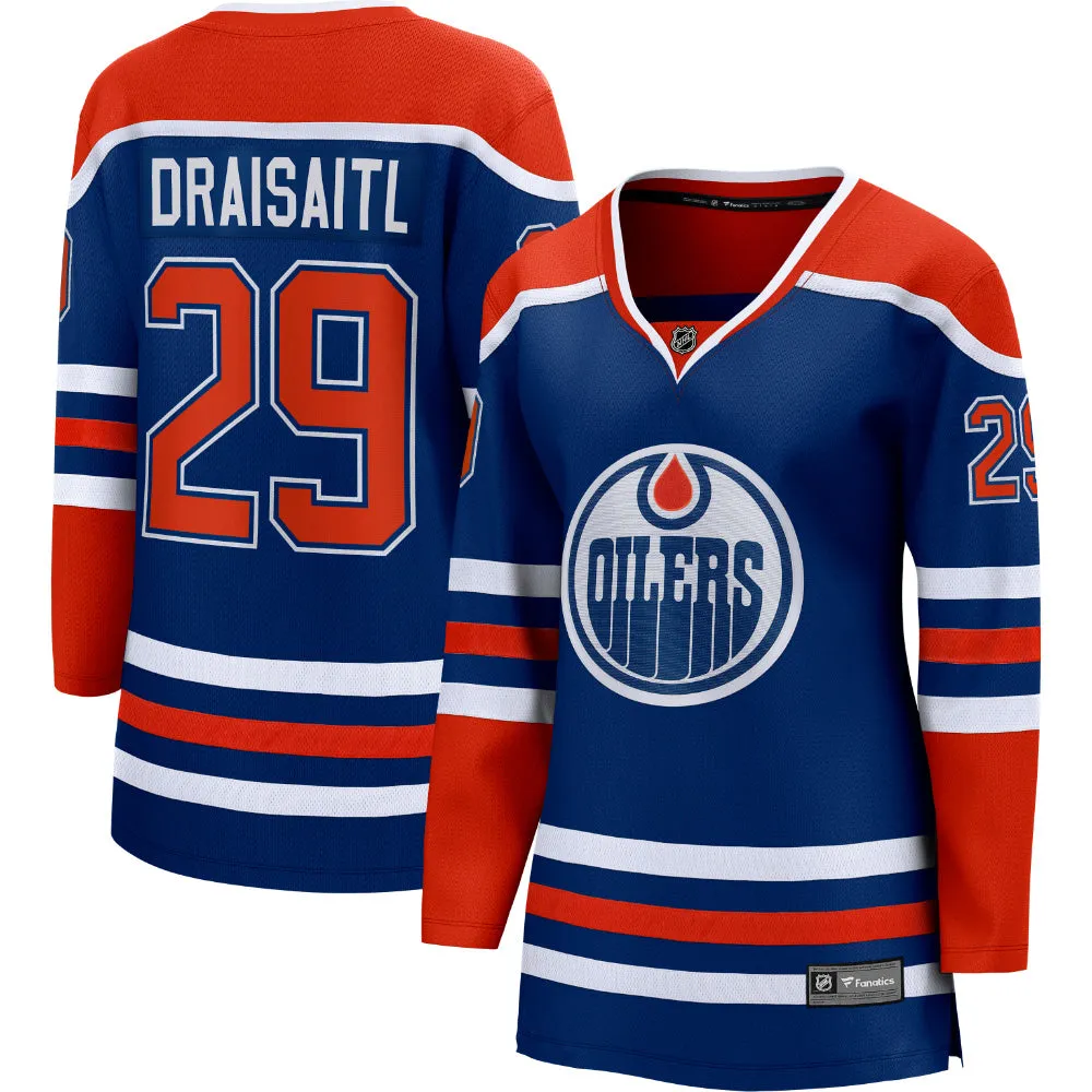 Women's Edmonton Oilers Home Breakaway Jersey Leon Draisaitl sold by Pro Hockey Life product image thumbnail 3