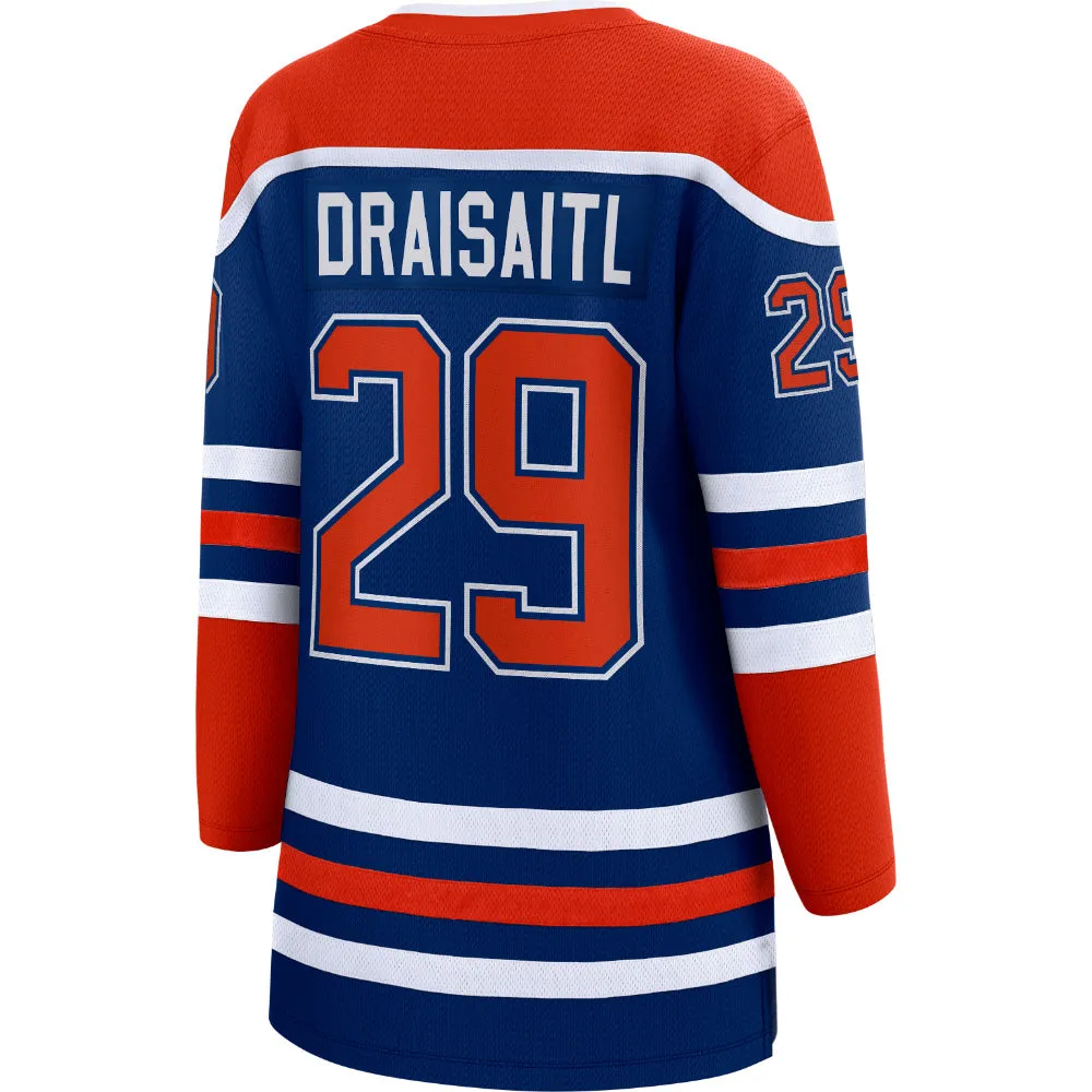 Women's Edmonton Oilers Home Breakaway Jersey Leon Draisaitl sold by Pro Hockey Life product image thumbnail 2