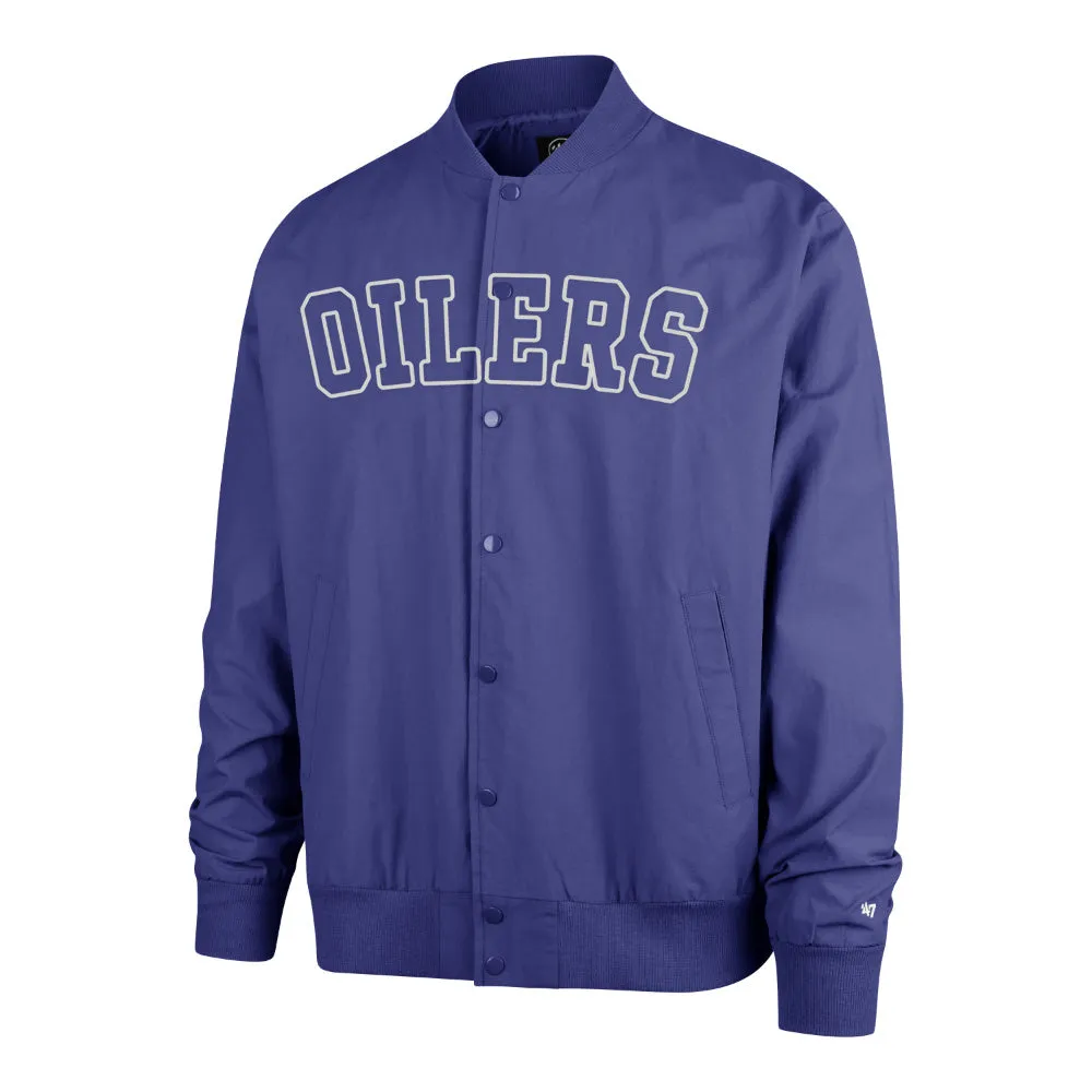 Edmonton Oilers Blue Bomber Jacket sold by Pro Hockey Life