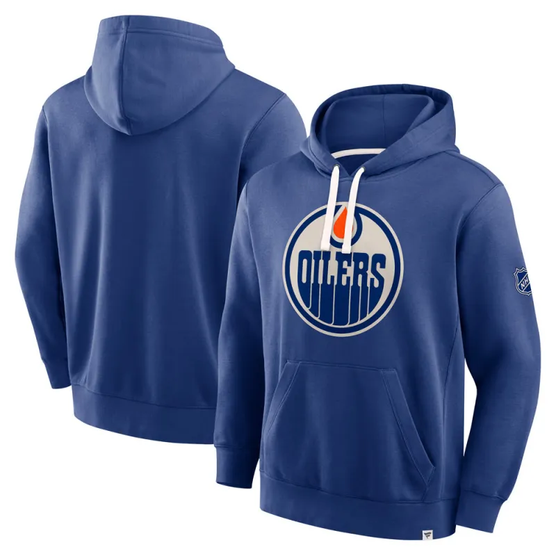 Edmonton Oilers Heritage Fleece Pullover Hoodie made by Fanatics
