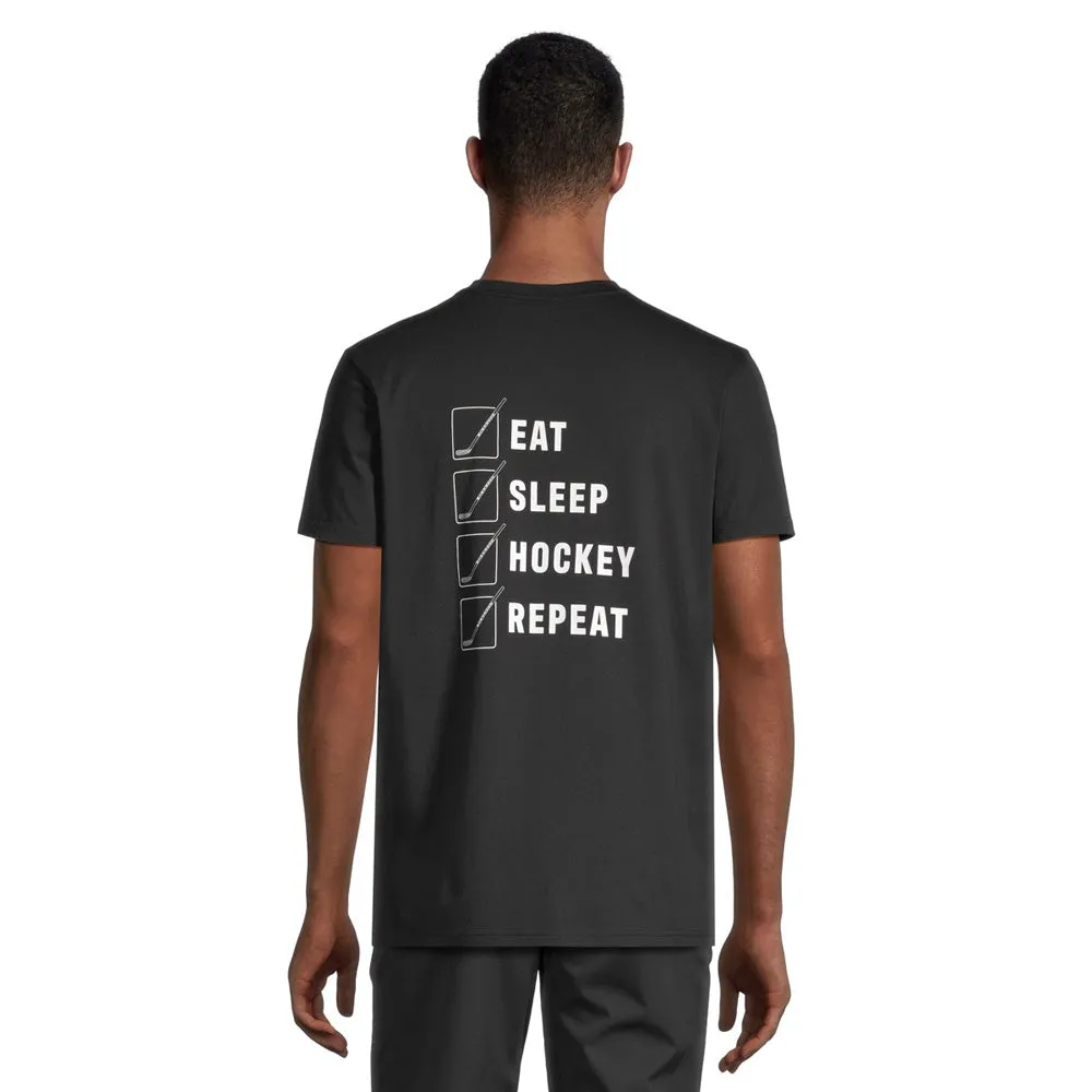 Sherwood Eat Sleep Hockey Men's T Shirt sold by Pro Hockey Life
