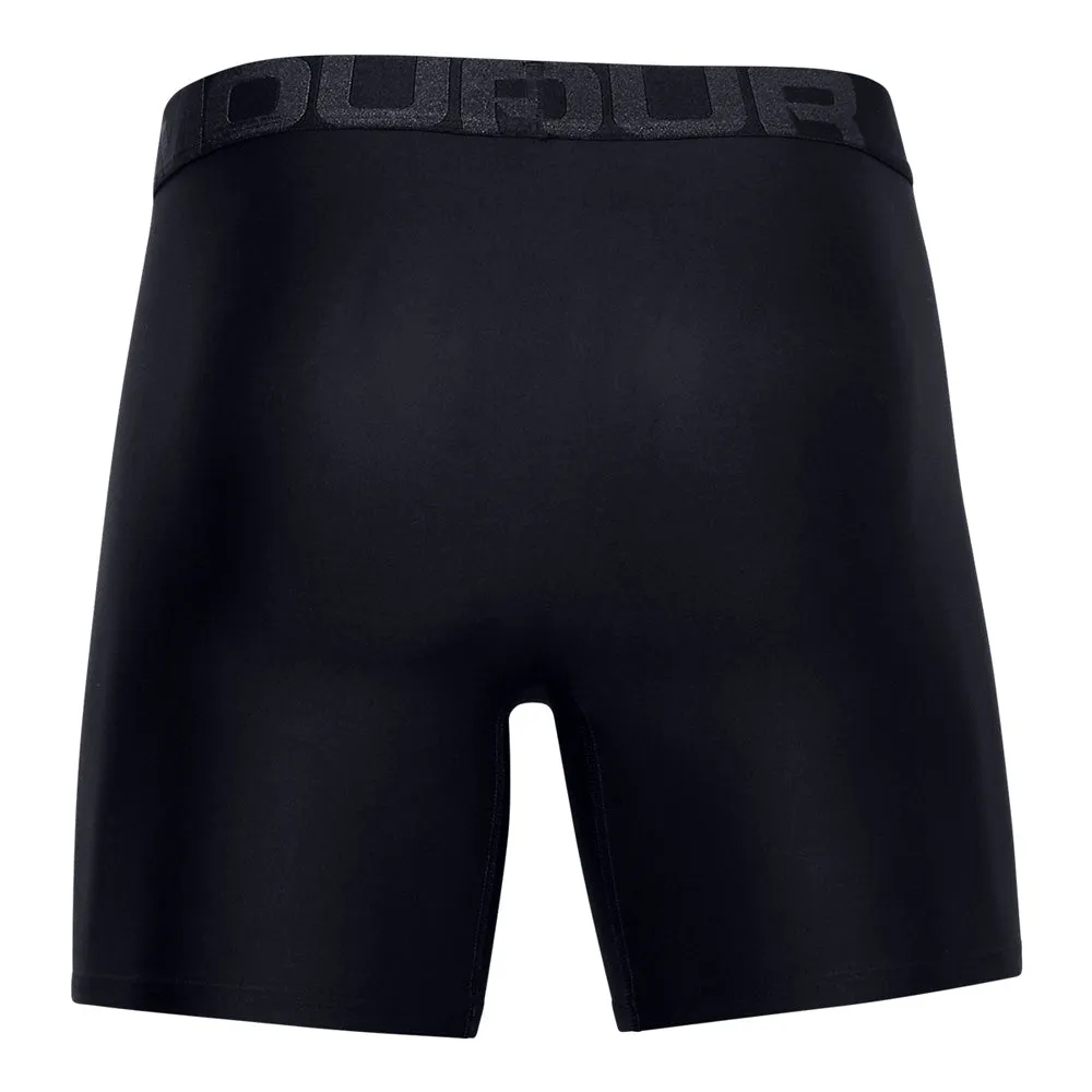 Under Armour Tech 6" Men's Black Boxer Briefs - 2 Pack sold by Pro Hockey Life product image thumbnail 3
