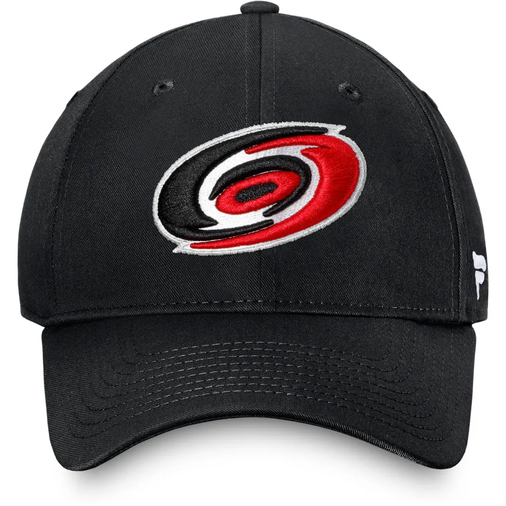 Fanatics Carolina Hurricanes Primary Logo Adult Black Hat sold by Pro Hockey Life product image thumbnail 2