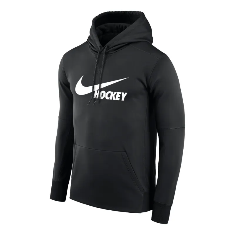 Nike Hockey BCS Therma Adult Black Pullover Hoodie made by Nike