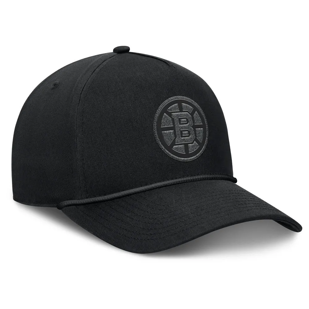 Fanatics Boston Bruins A-Frame Black Snapback Hat sold by Pro Hockey Life product image thumbnail 3