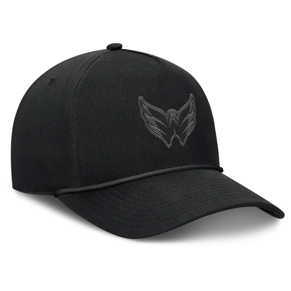 Fanatics Washington Capitals A-Frame Black Snapback Hat sold by Pro Hockey Life product image thumbnail 3